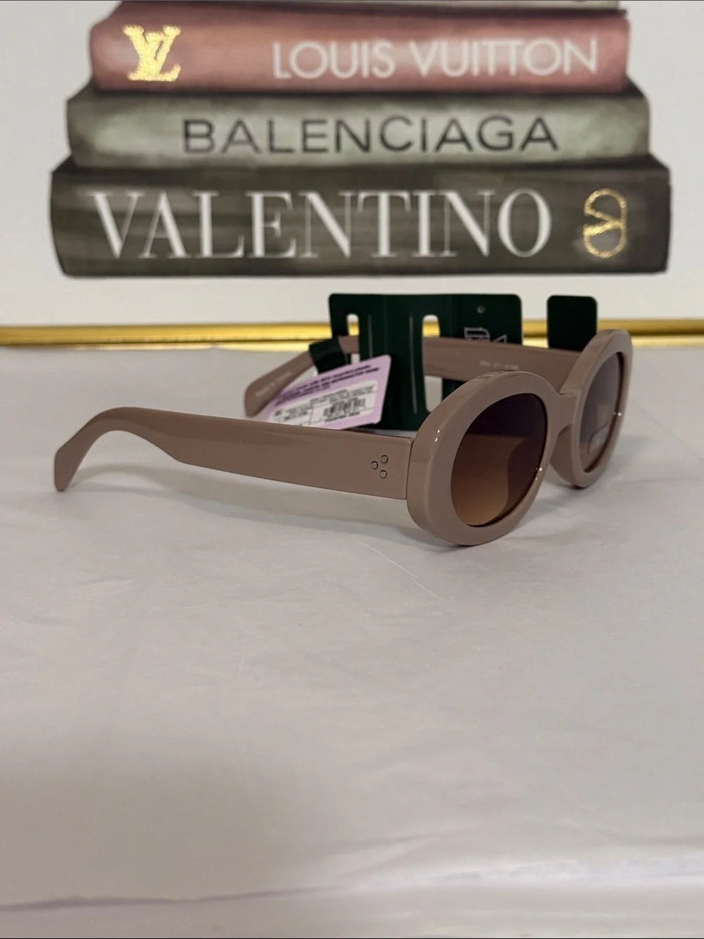 wild fable Oval Sunglasses in Taupe with Brown Lenses